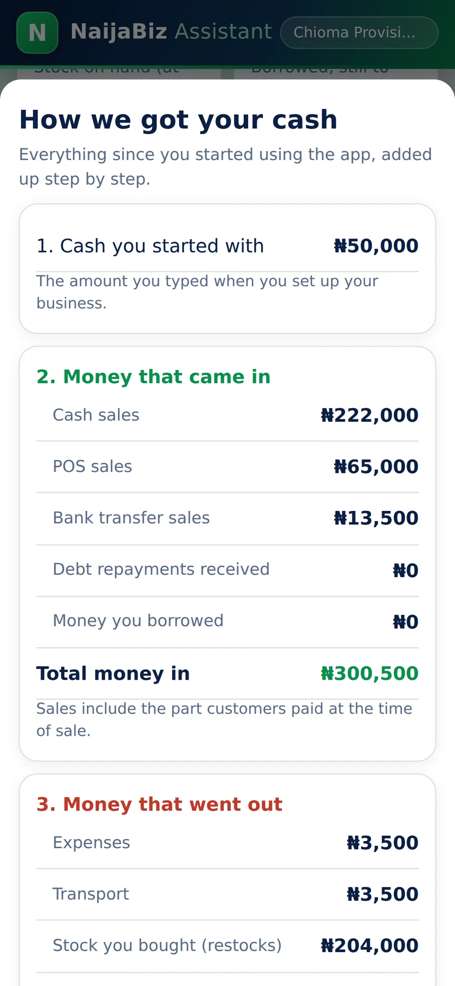 Money in